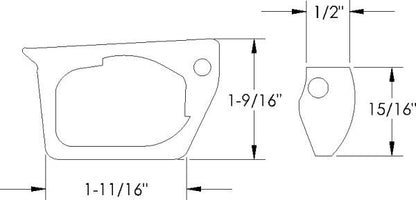 Door handle gasket