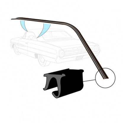 Hardtop Roof Rail Weatherstrip
