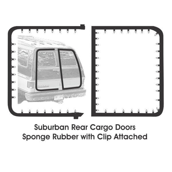 Rear Cargo Door Weatherstrips