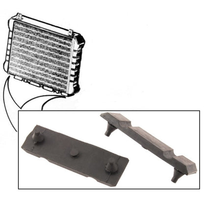Radiator mounting pad