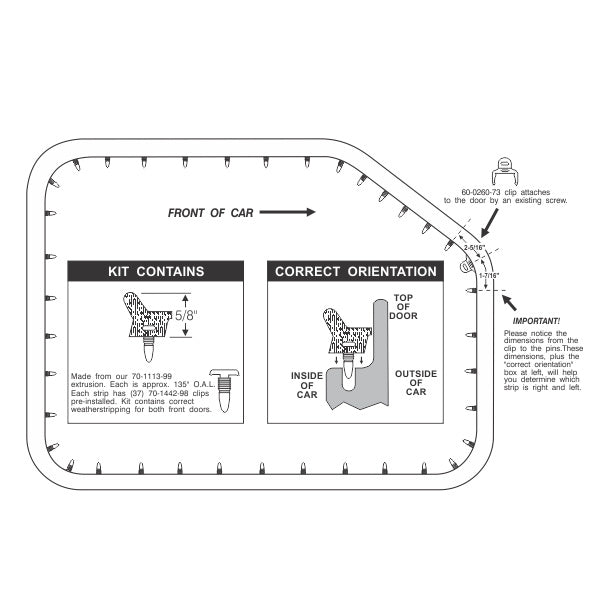 Front Door Weatherstrips