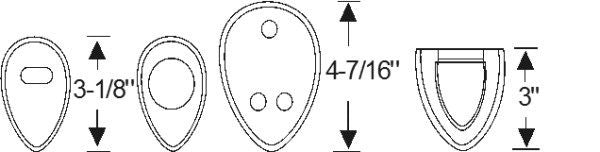Headlight Mounting Pad Set