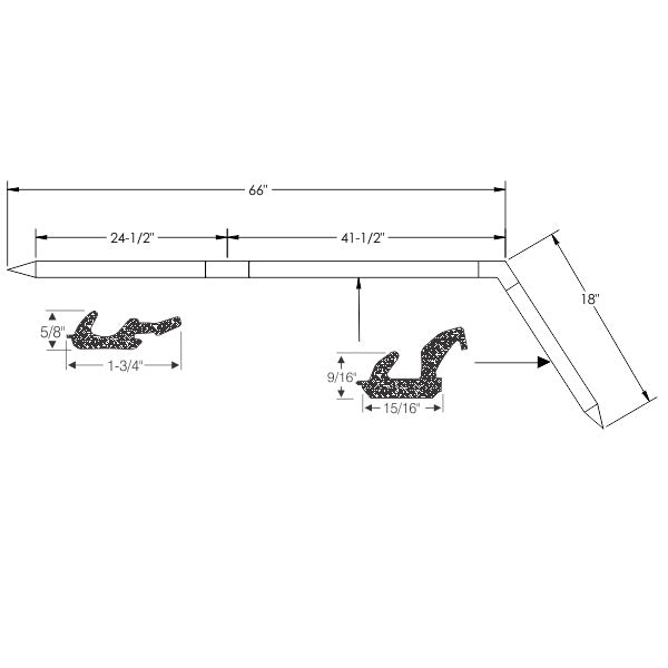 Hardtop Roof Rail Weatherstrip