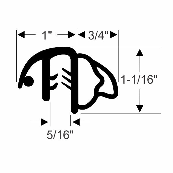 Front or Rear Door Weatherstrips