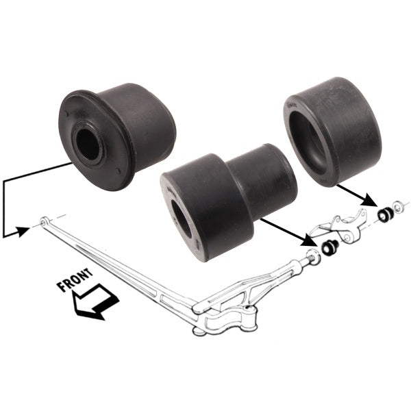 Radius Arm and Axle Pivot Bushing Set