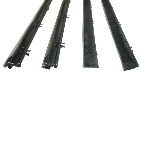 Window Felt and Run Channel Weatherstrip Set - Front