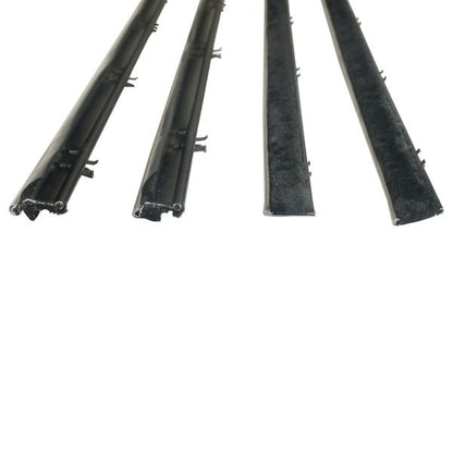 Window Felt and Run Channel Weatherstrip Set - Front