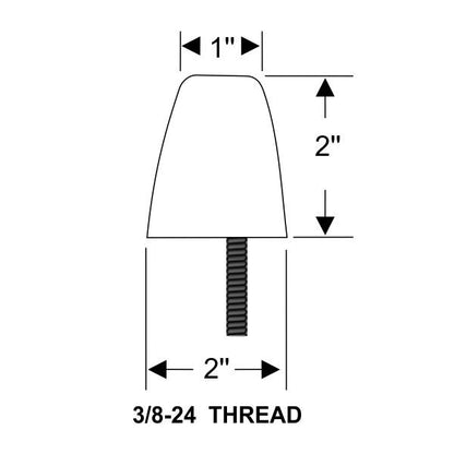 Front Suspension Lower Control Arm Bumper - Right