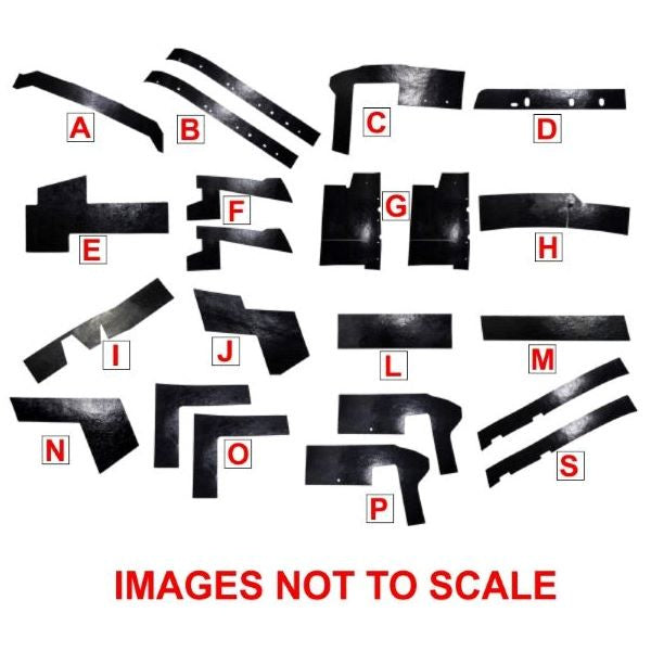 Inner Fender Splash Apron / Dust Shield Set