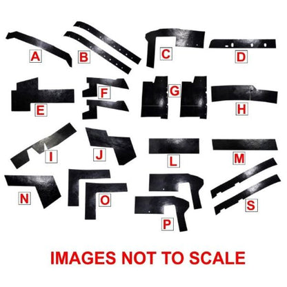 Inner Fender Splash Apron / Dust Shield Set