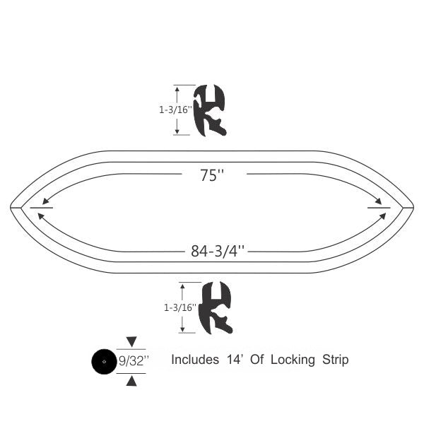 Rear Window Gasket Set
