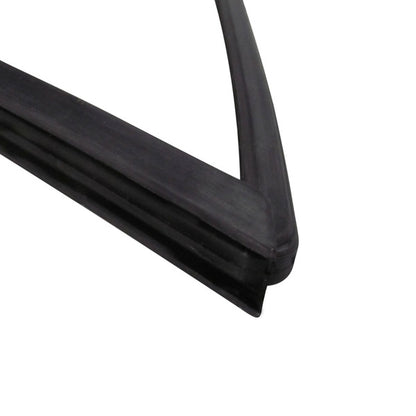 Rear door stationary window weatherstrip