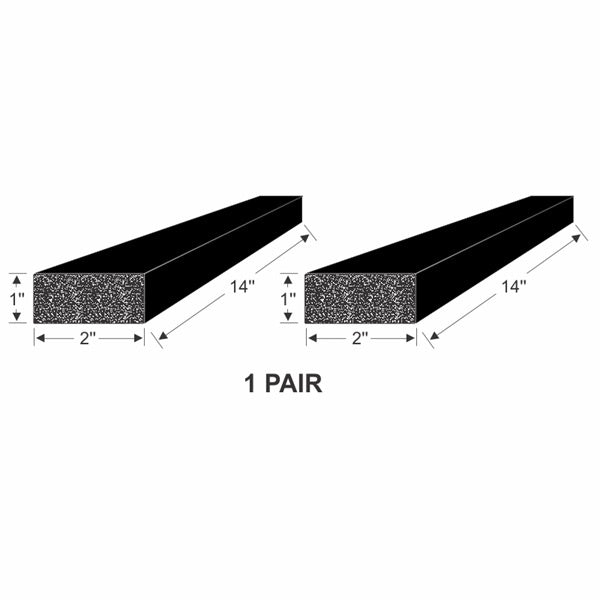 1" x 2" Slide-Out Bumper Kit