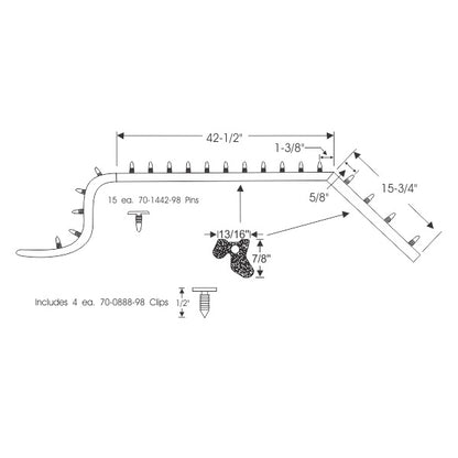 Hardtop Roof Rail Weatherstrips