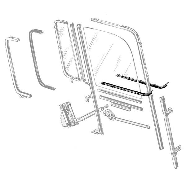 Window Felt Beltline Weatherstrips