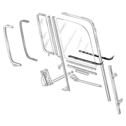 Window Felt Beltline Weatherstrips
