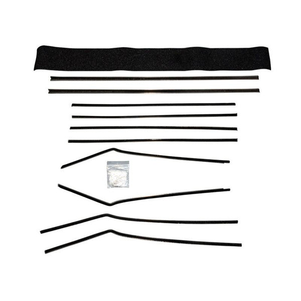 Window Felt and Run Channel Weatherstrip Set