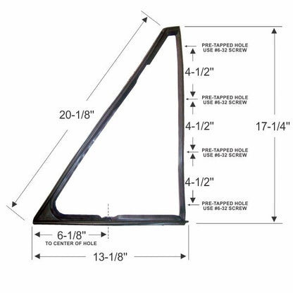 Vent Window Weatherstrip Set