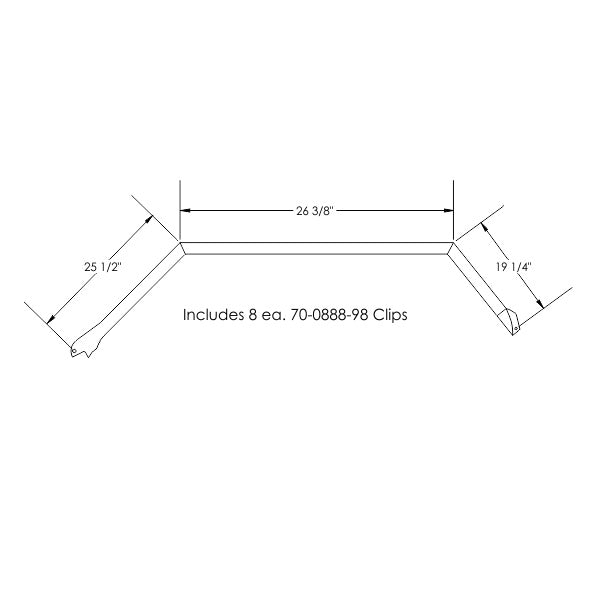 Hardtop Roof Rail Weatherstrips