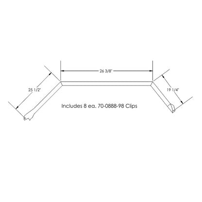 Hardtop Roof Rail Weatherstrips