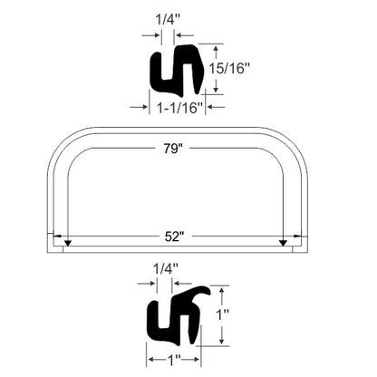Rear Window Gasket