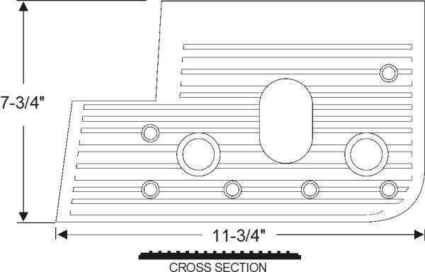 Steering Column and Pedals Floorplate