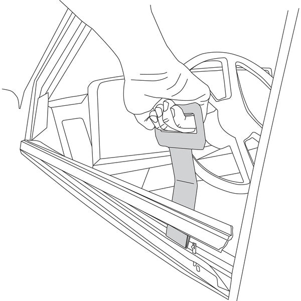 Window Beltline Molding Remover Tool