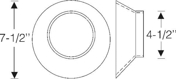 Air Intake Scoop Mounting Pad