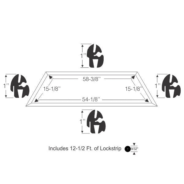 Windshield Gasket Set