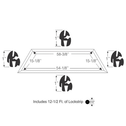Windshield Gasket Set
