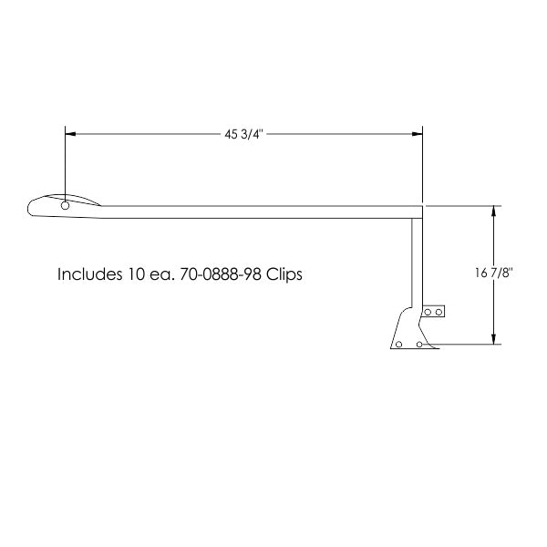 Hardtop Roof Rail Weatherstrips