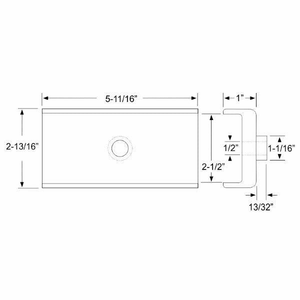 Rear Leaf Spring Mounting Center Insulator