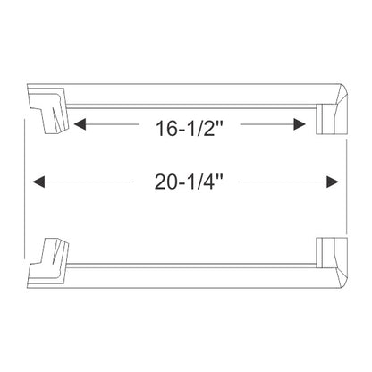 Removable Hardtop Roof Side Rail Weatherstrips