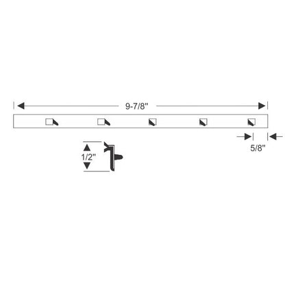 Vent Division Bar Weatherstrip