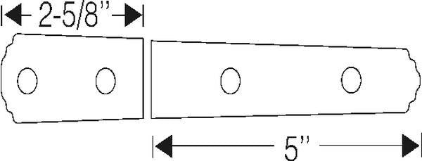 Trunk Hinge Mounting Pad