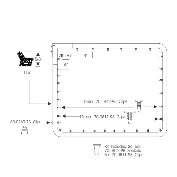 Rear Door Weatherstrips