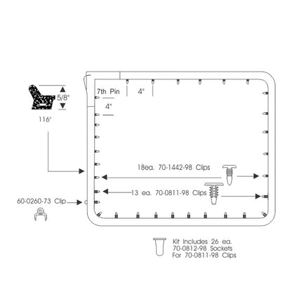 Rear Door Weatherstrips