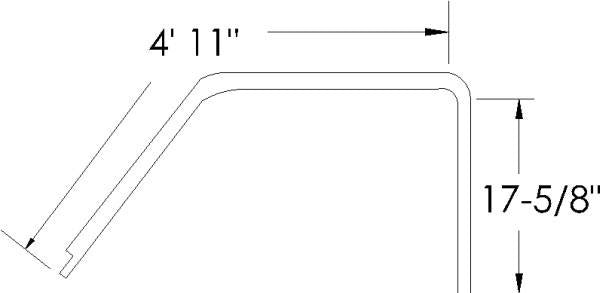 Front Door Upper Weatherstrip
