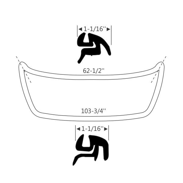 Rear Window Gasket