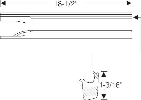 Hinge Pillar Weatherstrips