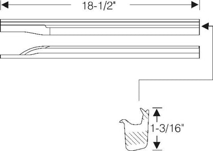 Hinge Pillar Weatherstrips