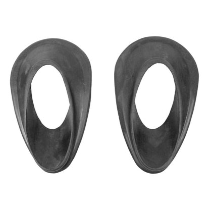 Side mount spare wheel grommet
