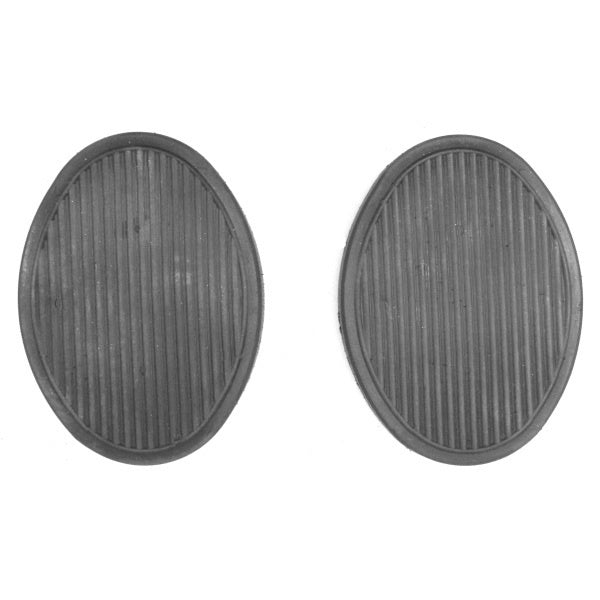 Clutch and Brake Pedal Pads - Black