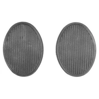 Clutch and Brake Pedal Pads - Black