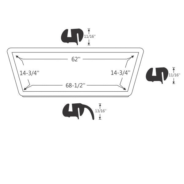 Rear Window Gasket
