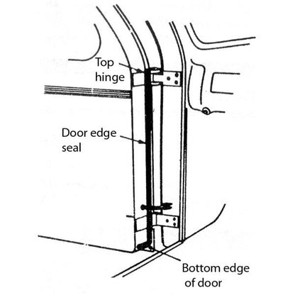 Door Hinge Weatherstrips