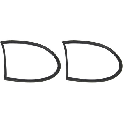 Fixed quarter window gasket