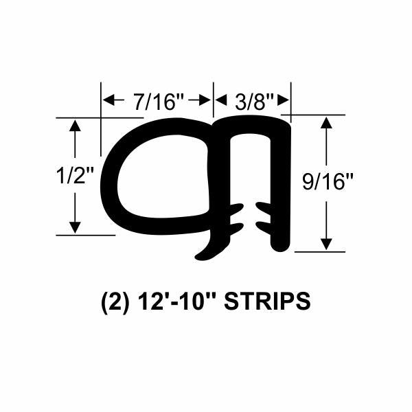 Front or Rear Door Weatherstrips
