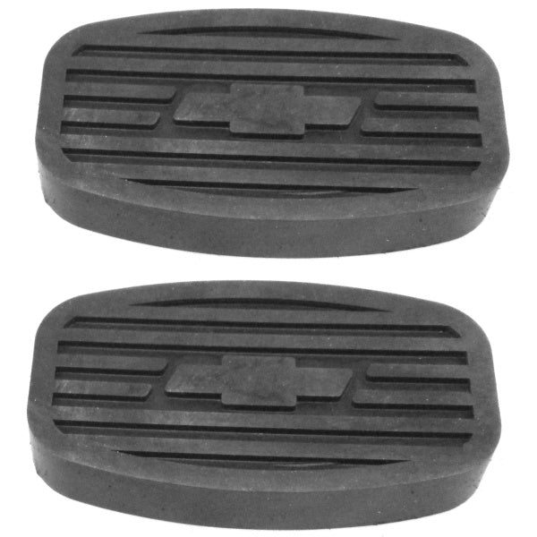 Clutch and Brake Pedal Pads - Bowtie Emblem