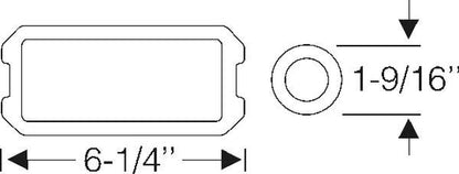 Parking light gasket